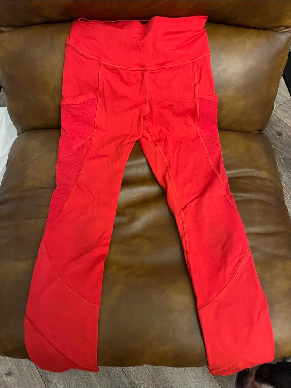 lululemon athletica Bright Red High-Rise Performance Leggings